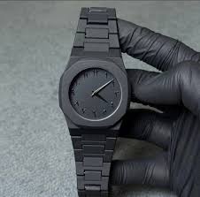 Black Aura Arabic Watch ⌚